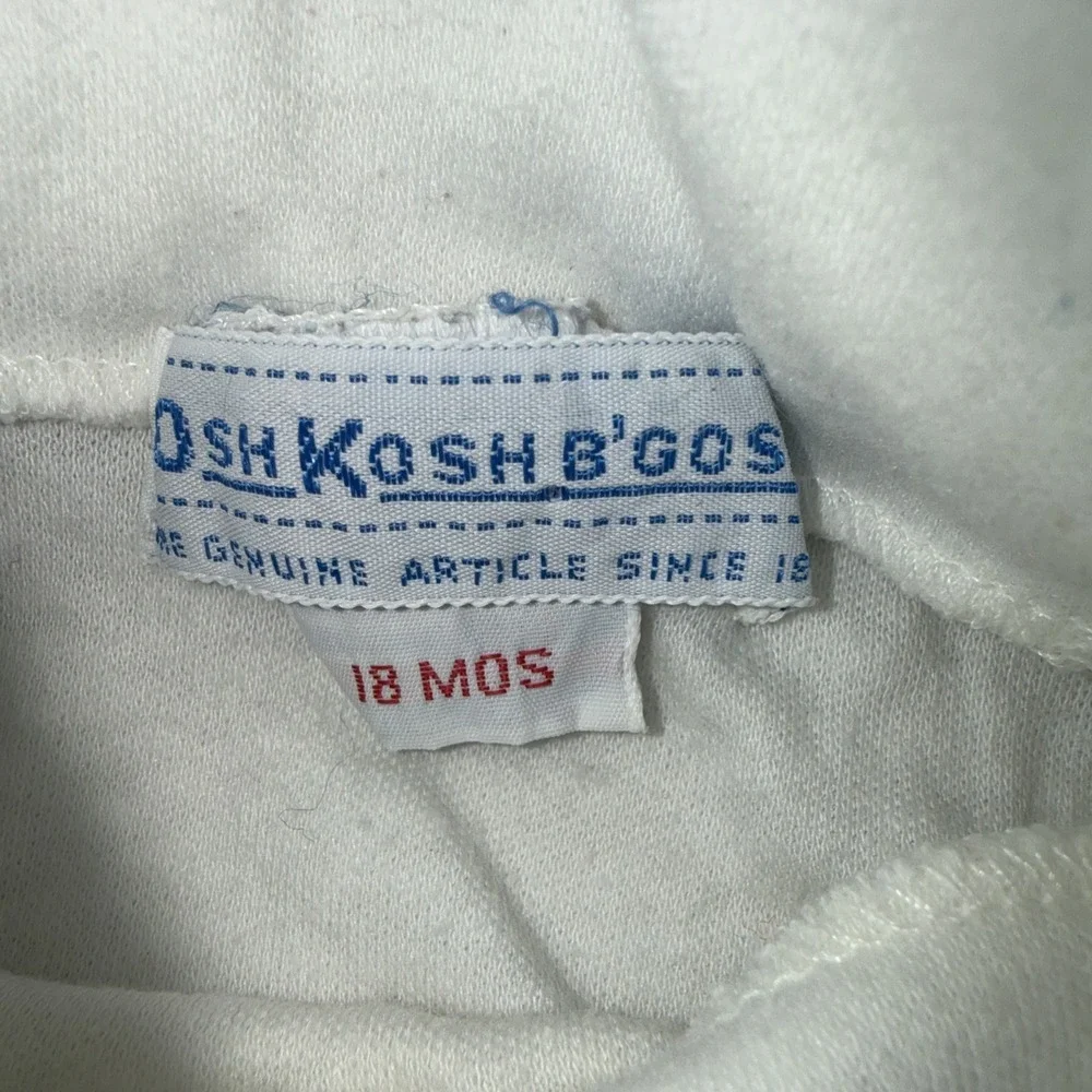 Vintage Oshkosh Turtleneck Top Long Sleeve Bears Print Toddler‎ 18 Months Boys